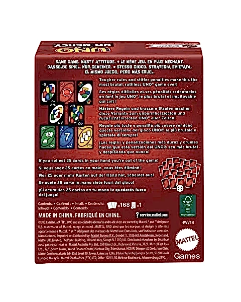 UNO No Mercy Kartlar HWV18