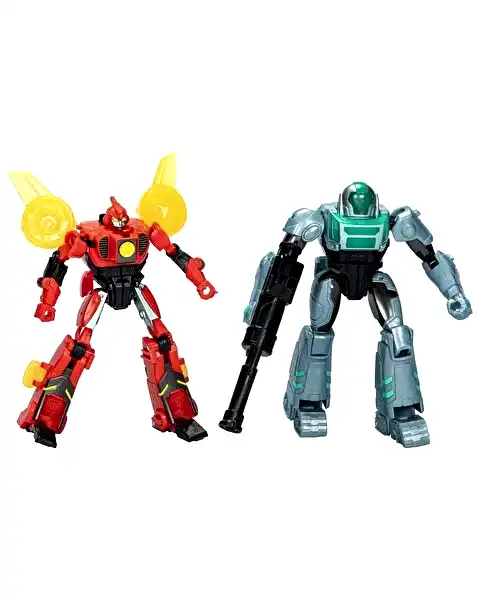 Transformers EarthSpark Terran Twitch ve Robby Malto İkili Aksiyon Figürü Seti
