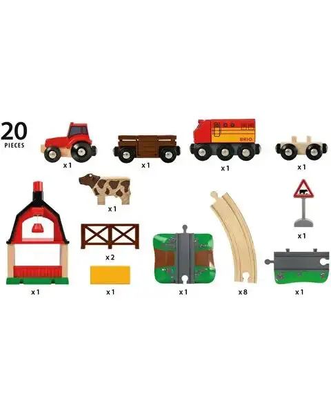 Brio Çiftlik Tren Yolu Seti