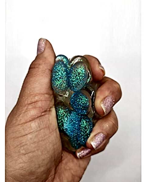 Işıklı Şeffaf Pati Squishy