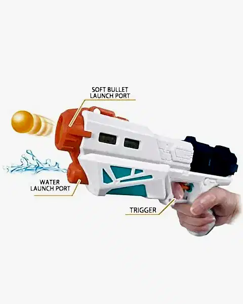 2'si 1 Arada Top Atan Su Tabancası