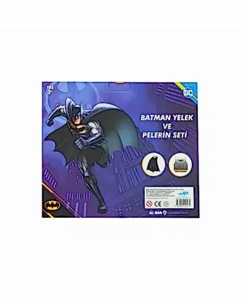 Batman Yelek ve Pelerin Seti