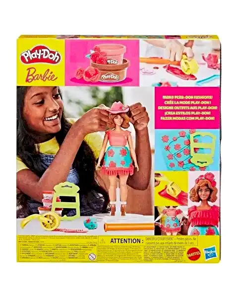 Play Doh Barbie Çiçekli ve Püsküllü Seti G1360