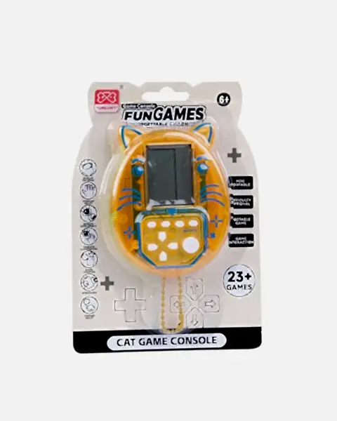 Nostaljik Tetris Oyun Konsolu Kedi Desen