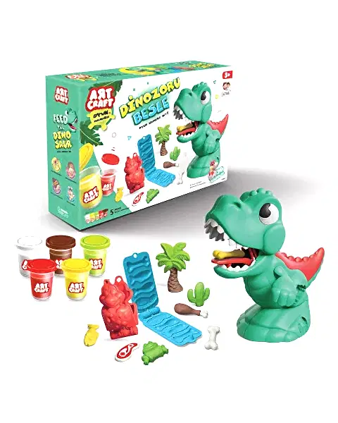 Dinozoru Besle Oyun Hamur Seti