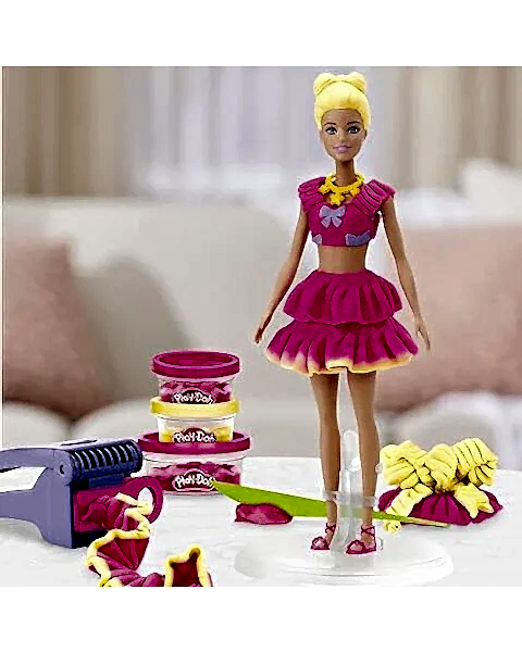 Play Doh Barbie Fırfırlar ve Fiyonklar seti G31566