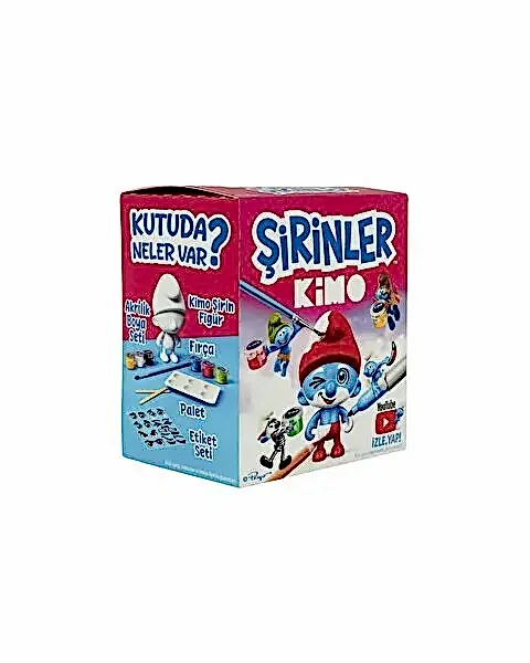 Kimo Şirinler Figür Tasarım Seti