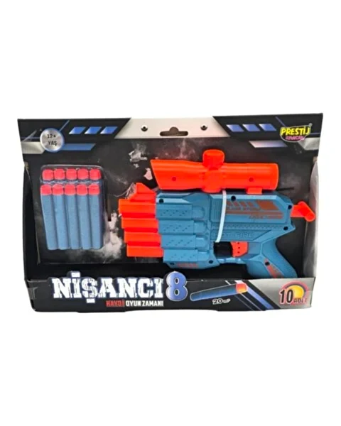 Nişancı 8 Dörtlü Dart Fırlatıcı Silah