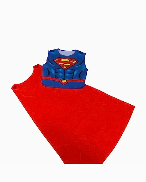 Superman Yelek ve Pelerin Seti