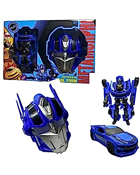 Maske ve Dönüştürülebilir Robot Mavi