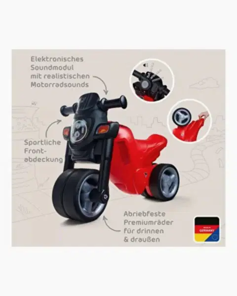 BIG Bobby Sport Bike Balance Bike Red