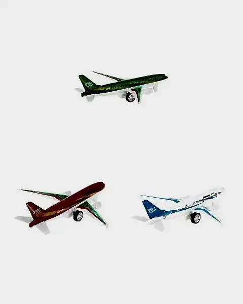 Die Cast Sesli ve Işıklı Çek Bırak Uçak