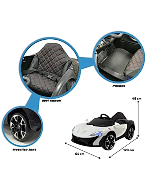 Quantum Gt 12 Volt Akülü Araba Beyaz