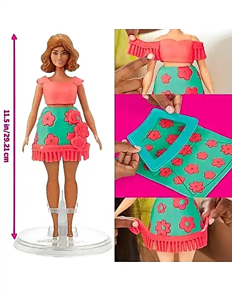 Play Doh Barbie Çiçekli ve Püsküllü Seti G1360