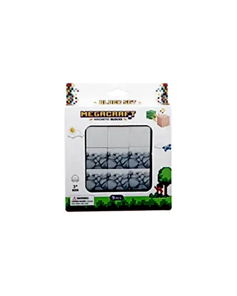 Megacraft Manyetik Bloklar Çim Desenli Blok