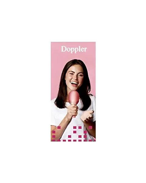 Doppler Rainbow Karaoke Pembe Mikrofon