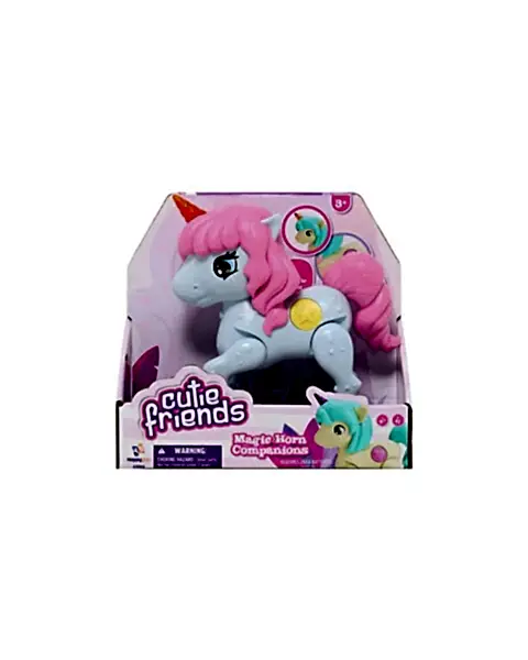 Cutie Friends Sesli ve Işıklı Unicorn Turuncu Boynuz