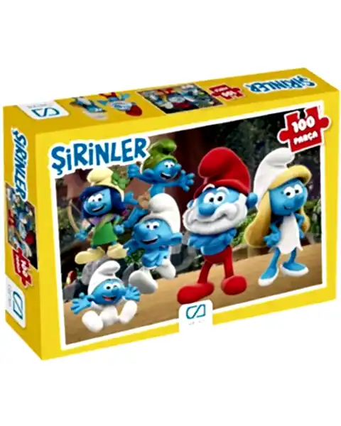 Şirinler Puzzle 100 Parça