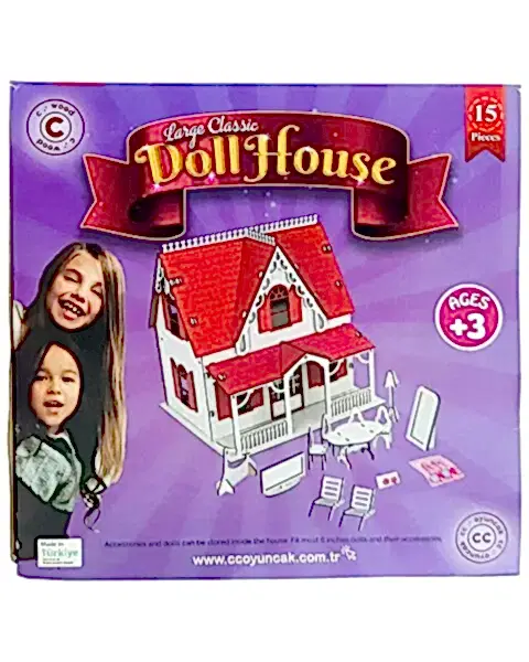 Ahşap Kırmızı Villa Ev