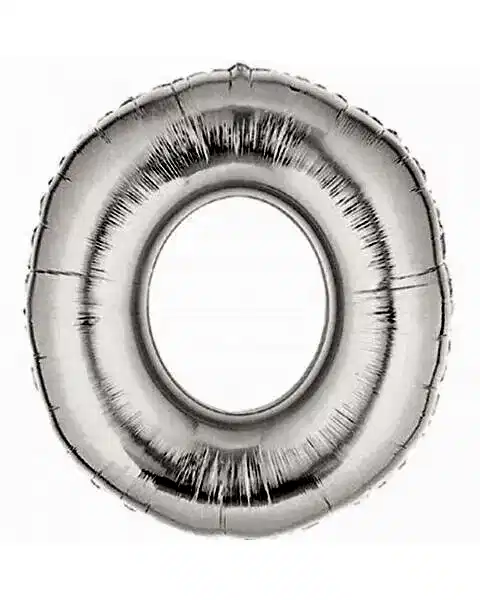 0 Numara Silver Folyo Balon