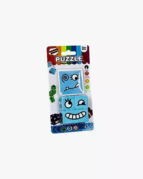 Rubik Emoji Puzzle Mavi