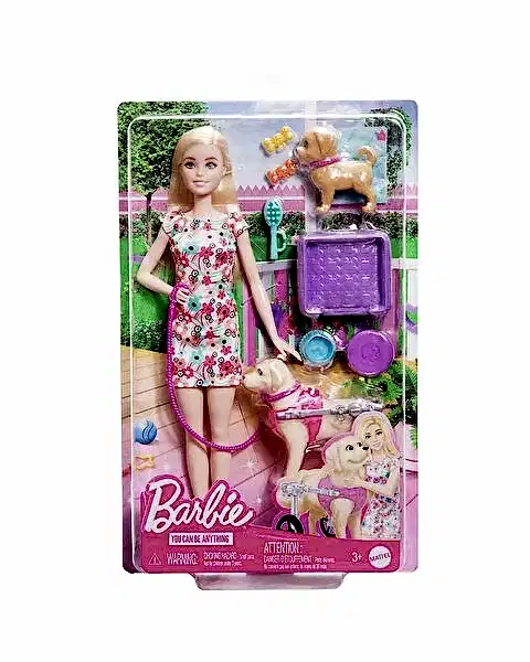 Barbie ve Engelli Köpeği Oyun Seti HTK37