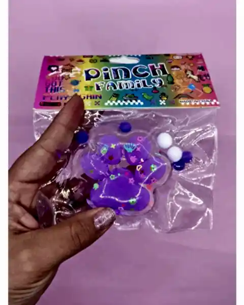 Işıklı Şeffaf Pati Squishy