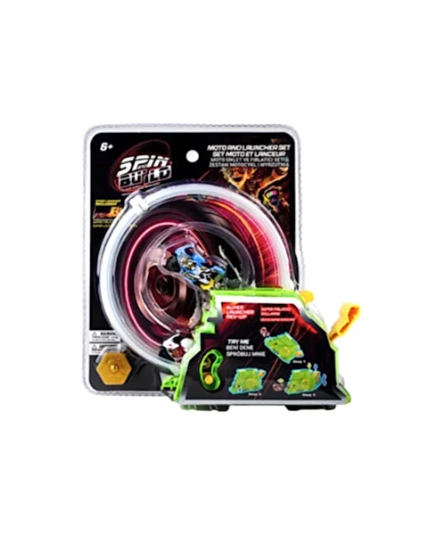 Spin N Build Motosiklet ve Fırlatıcı Seti