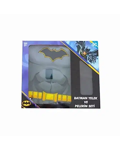 Batman Yelek ve Pelerin Seti