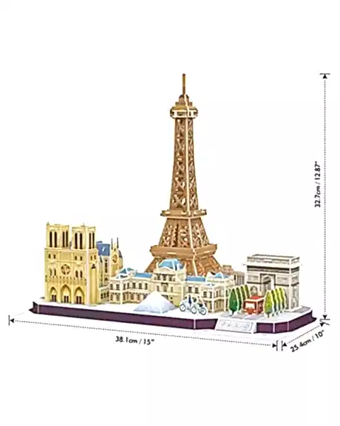 Cubic Fun City Line Paris 3D Puzzle 114 Parça