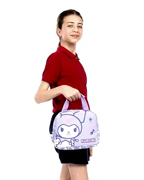 Kuromi Desenli Termal Beslenme Çantası Lila