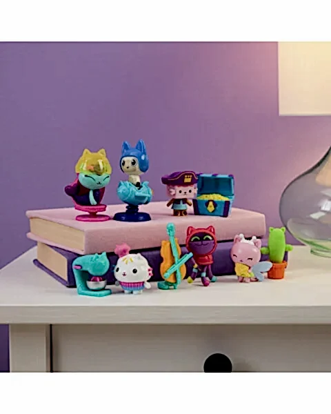 Gabby’s Dollhouse Baby Box Cat & Treasure Box Figür ve Aksesuar Seti