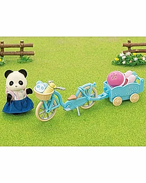 Sylvanian Families Bisiklet ve Paten Seti Panda Kız