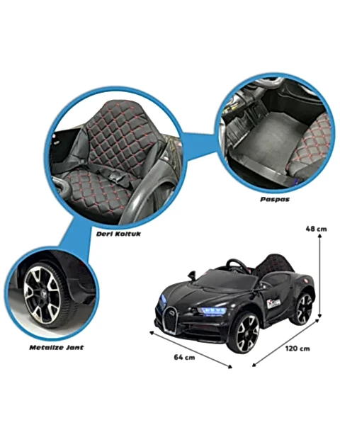 Bravo Gt 12 Volt Akülü Araba Siyah