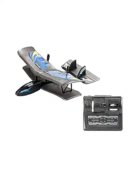 Silverlit Kumandalı Bi-Wing Uçak Gri Mavi