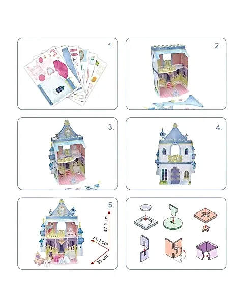 Cubic Fun 3D Puzzle Fairytale Castle 81 Parça