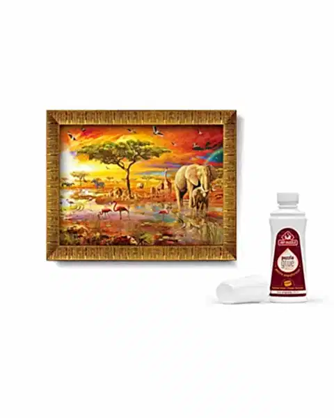 Savana'nın Kralları Çerçeveli Puzzle 1000 Parça