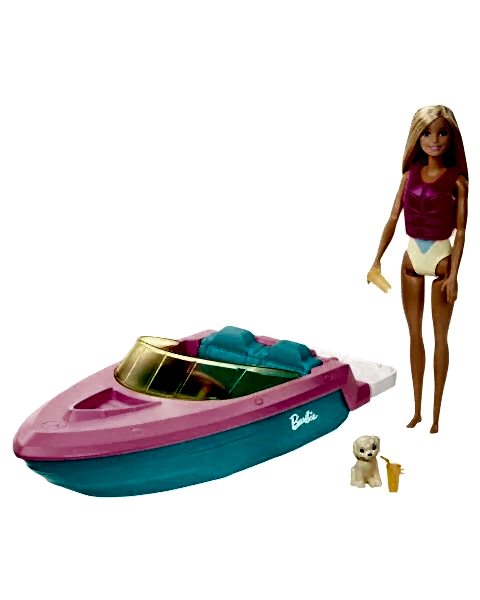Barbie Bebek ve Teknesi Oyun Seti GRG30