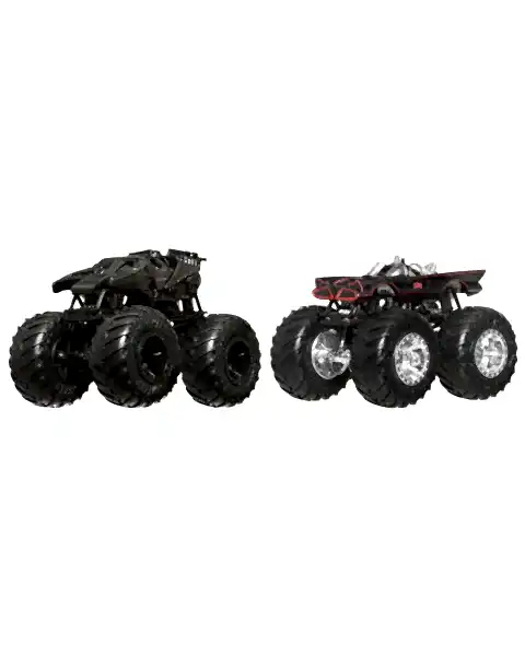 Hot Wheels Monster Trucks Güçlü İkili 1:64 Arabalar Batman & Batman Classıc Tv Series JCC80