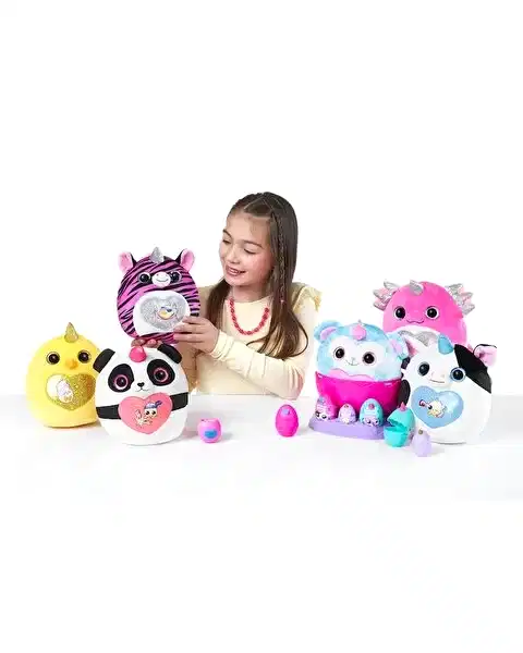 Rainbocorns Mini Eggzania Sürpriz Peluş Beyaz Boynuz