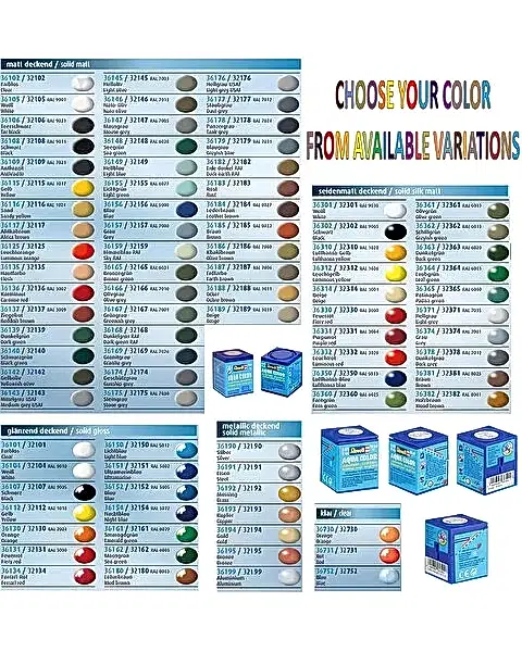 Revell Aqua Color Maket Boyası Dark Grey Silk 36378