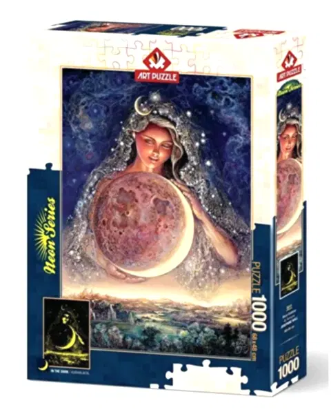 Ay Tanrıçası Neon Puzzle 1000 Parça