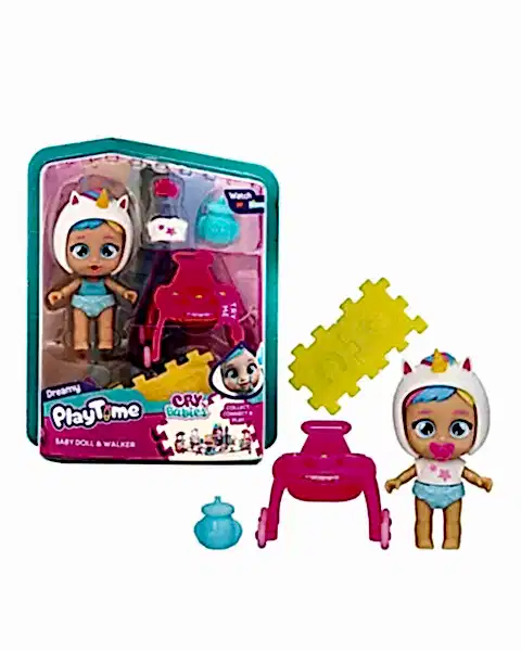 Cry Babies Play Time Mini Bebek ve Yürüteç 923218