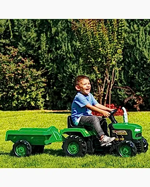 Dolu Römorklu ve Pedallı Traktör