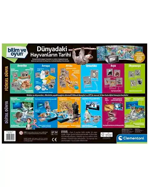 Clementoni Bilim ve Oyun: Dünyadaki Hayvanların Tarihi