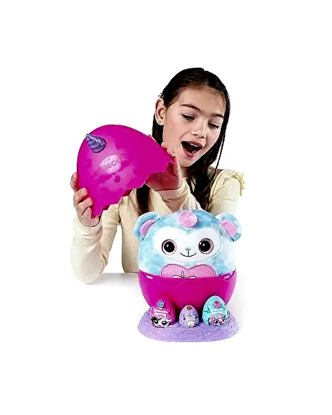 Rainbocorns Mini Eggzania Sürpriz Peluş Beyaz Boynuz