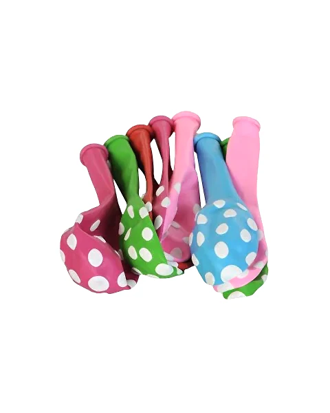 Puantiye Baskılı Karışık Balon 8’li