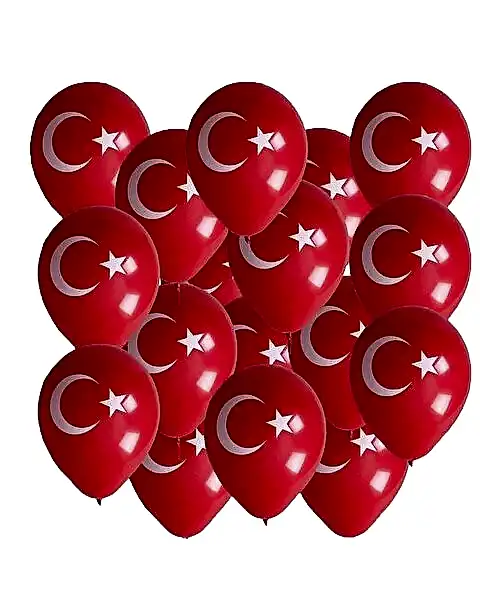 Ay Yıldızlı 9' lu Balon