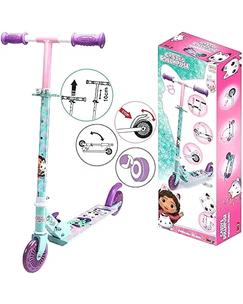 Smoby Gabby Dollhouse Scooter 2R Katlanabilir Scooter