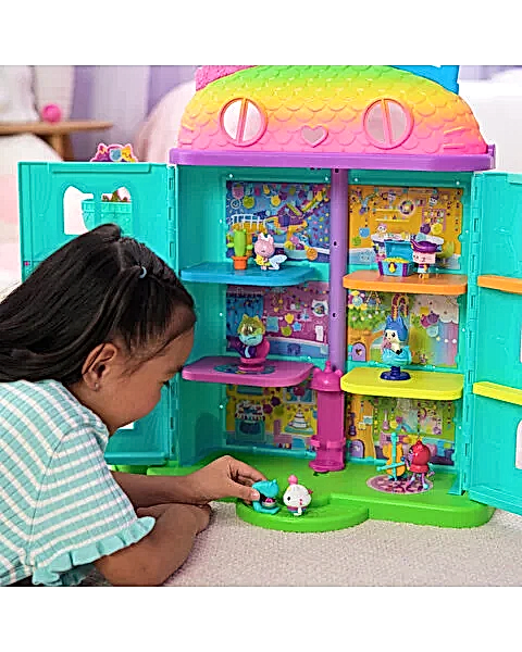 Gabby’s Dollhouse Baby Box Cat & Treasure Box Figür ve Aksesuar Seti